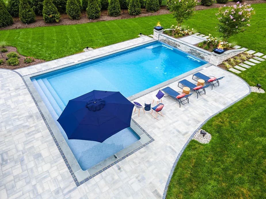 High-quality pool installation service showcasing custom pool design and professional construction